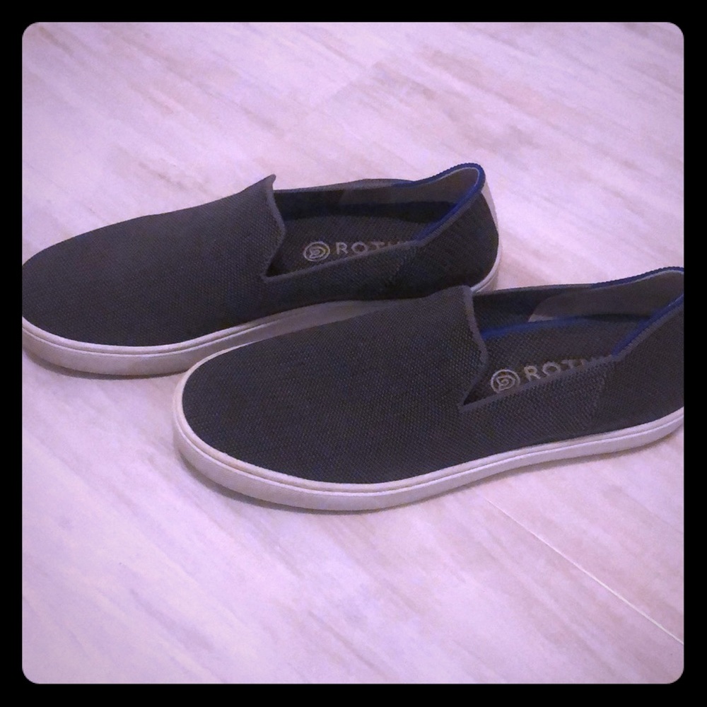 Rothys sneakers grey with blue